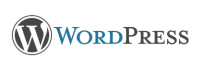 wordpress logo grayscale